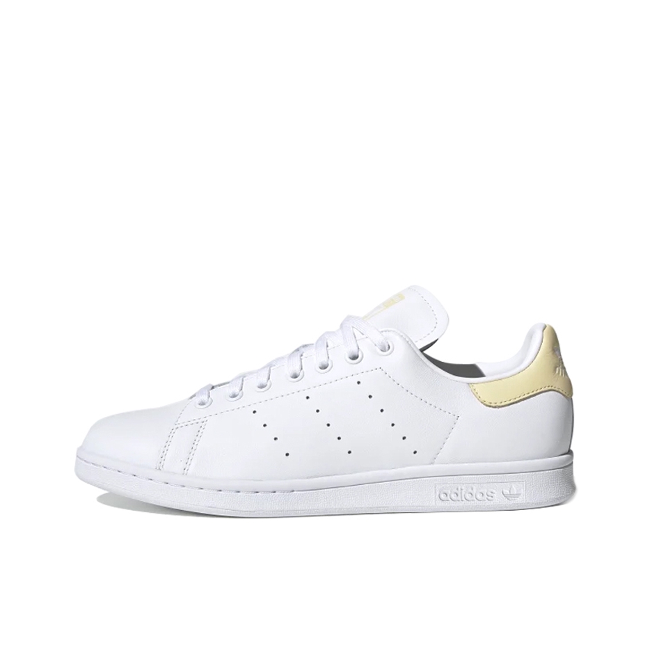 推荐商品：adidas Originals Stan Smith 板鞋 减震透气轻便低帮包裹性 白色/浅黄尾