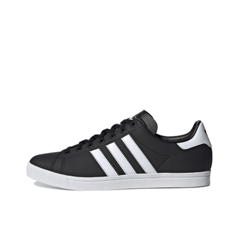 推荐商品：adidas Originals Coast Star 板鞋 防滑耐磨休闲复古轻便透气网球风轻运动 Black/White 黑白