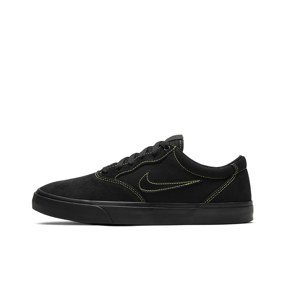 推荐商品：Nike SB Chron 复古休闲 包裹性 舒适百搭 轻便透气 时尚 防滑耐磨 板鞋 黑色/明黄