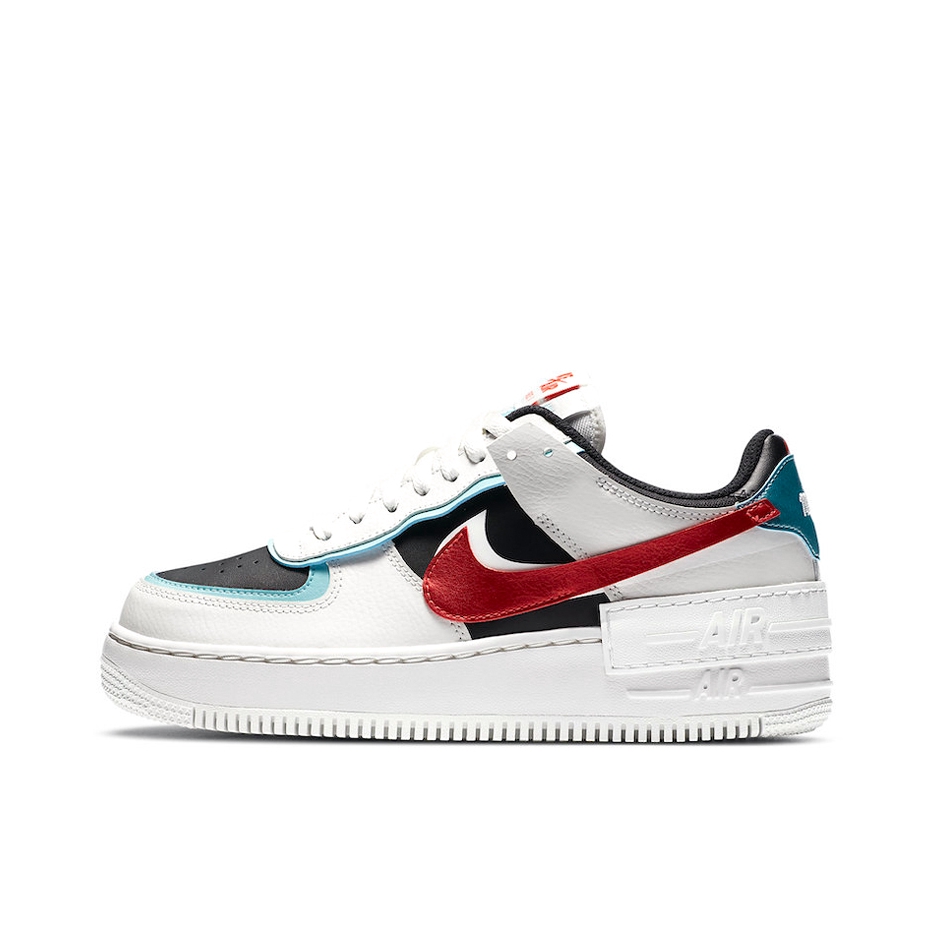 推荐商品：Nike Air Force 1 空军一号 板鞋 轻便舒适百搭耐磨防滑复古 Shadow/白黑红/解构