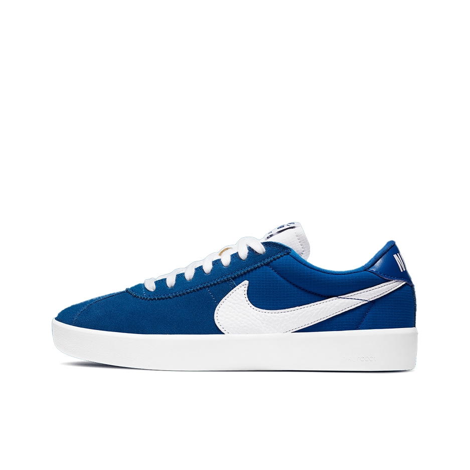 推荐商品：Nike SB Bruin 防滑耐磨 舒适百搭 轻便透气 复古 简约 休闲 板鞋 Team Royal 皇家蓝/白色