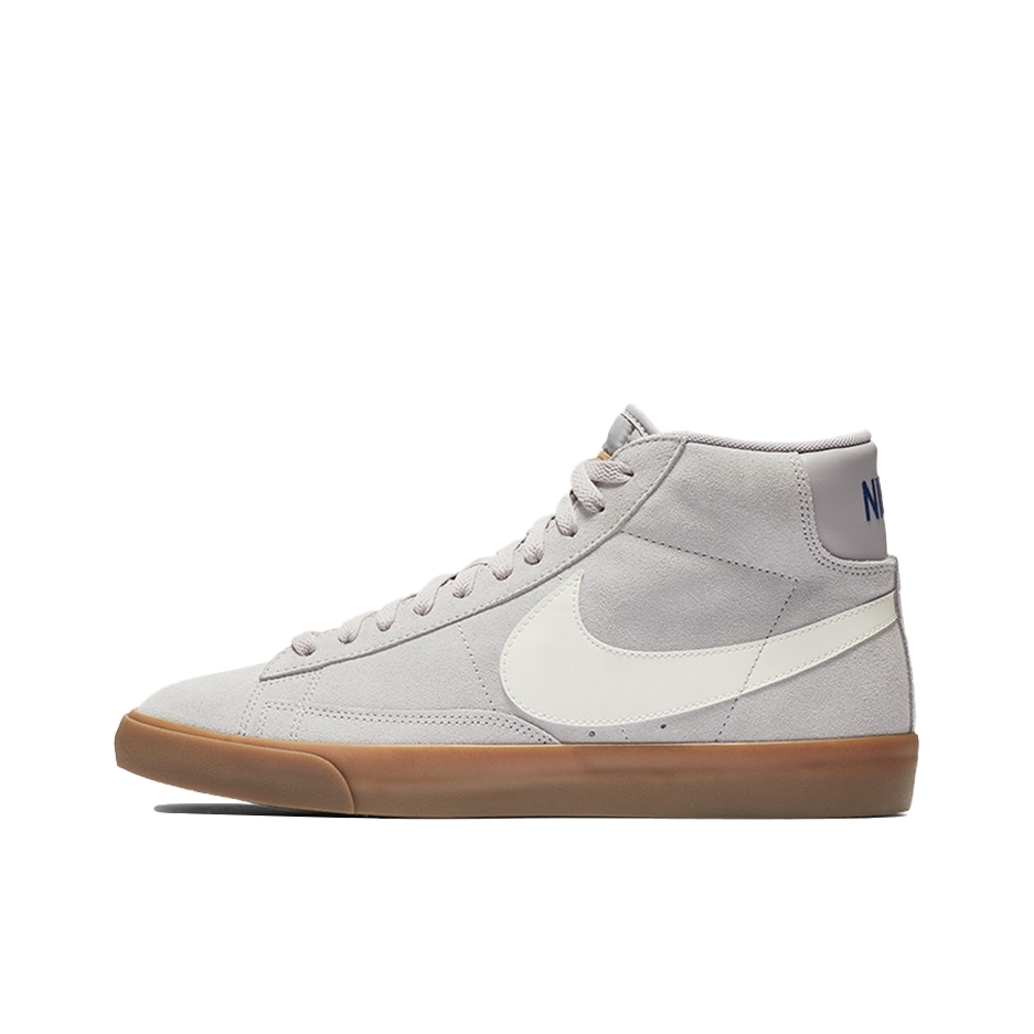 推荐商品：Nike Blazer 板鞋 经典复古防滑舒适百搭 Gray suede 灰麂皮生胶