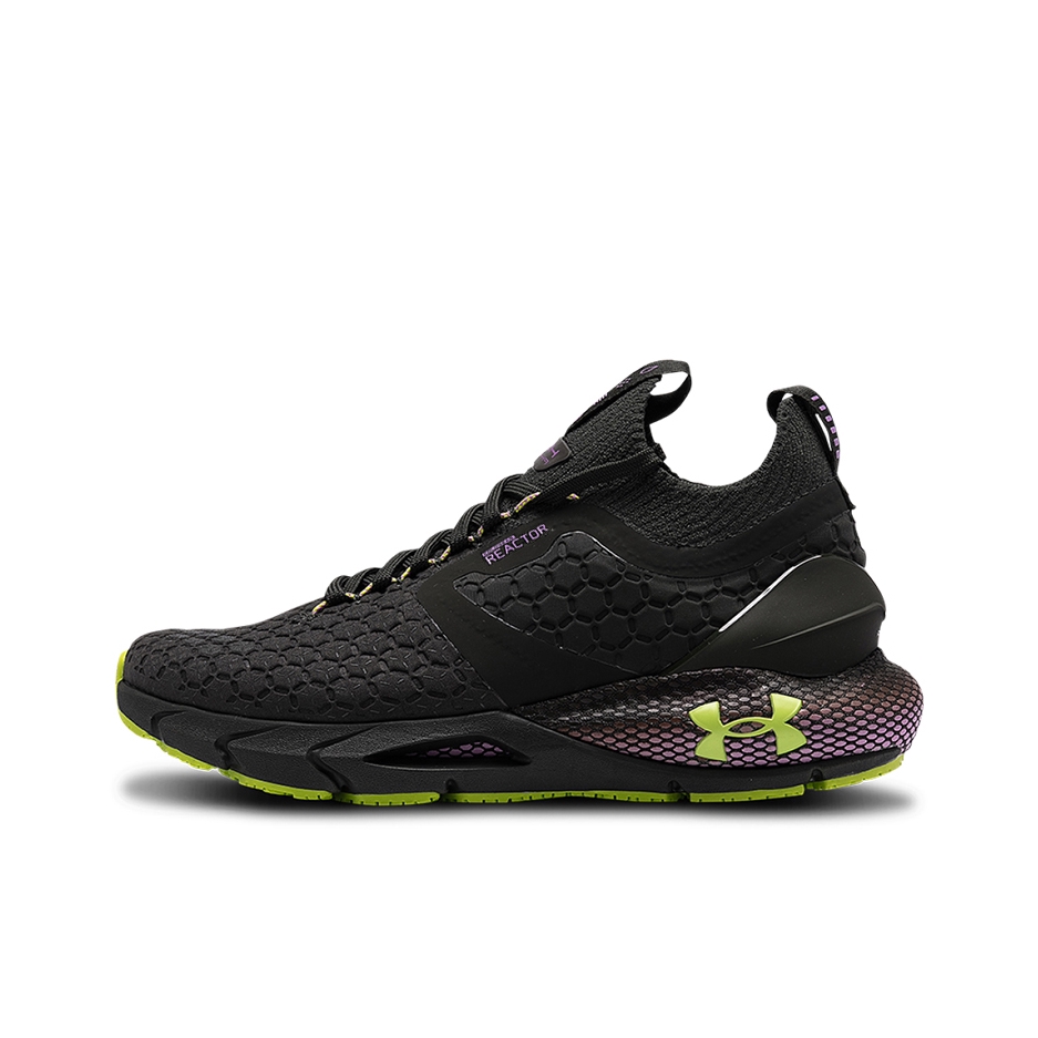 推荐商品：Under Armour/安德玛 Hovr Phantom 2 防滑耐磨 健身训练 减震回弹 网面透气 织物 休闲运动 跑鞋 黑色/绿色