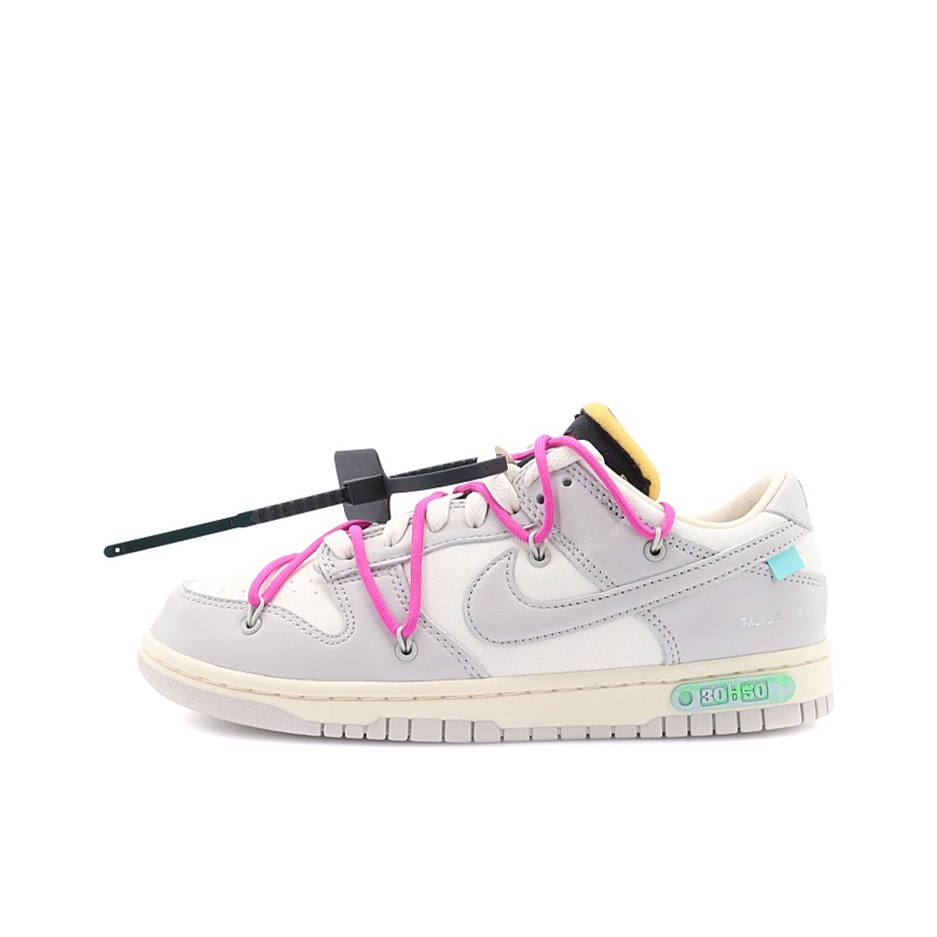 推荐商品：Nike Dunk 板鞋 经典复古百搭 Off-White联名/NO.30/玫红带/黑扣/灰白