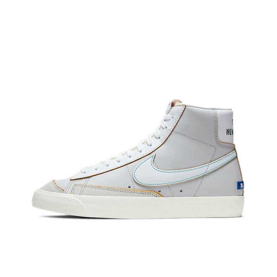 推荐商品：Nike Blazer 板鞋 经典复古防滑舒适百搭 The New Way 中帮/灰色/白色
