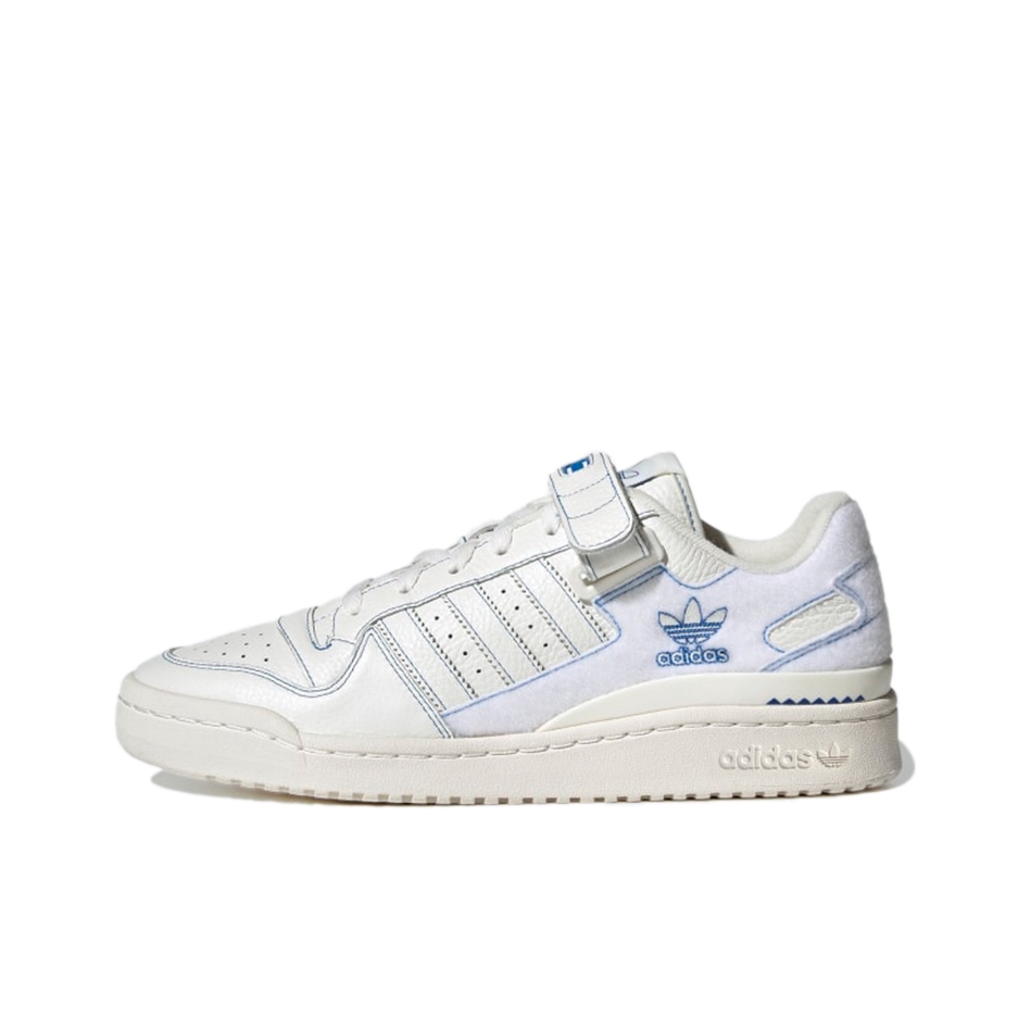 推荐商品：adidas Originals Forum 板鞋 轻便复古防滑时尚魔术贴篮球风薄底包裹性 云白