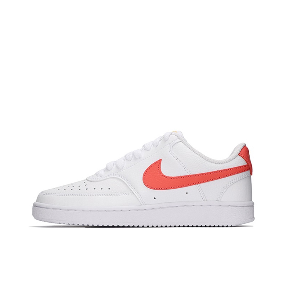 推荐商品：Nike Court Vision 板鞋 复古缓震抓地防滑轻便 白色/橙色