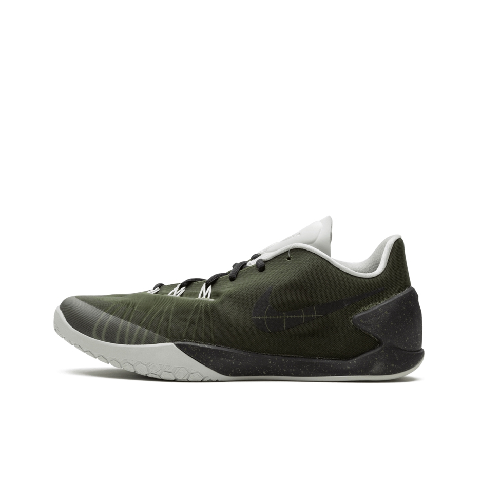 推荐商品：Nike HyperChase 减震 防滑耐磨 实战 舒适圆头 织物 支撑 时尚百搭 低帮 篮球鞋 Green 藤原浩联名/黑灰