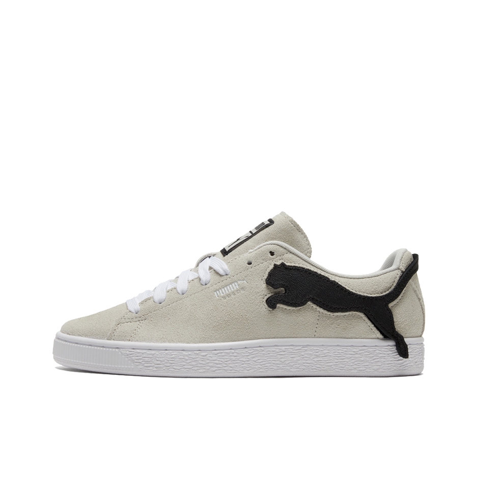 Puma/彪马 Suede Classic 面包鞋 板鞋 舒适百搭防滑耐磨轻便透气复古低帮圆头 米白/大Logo