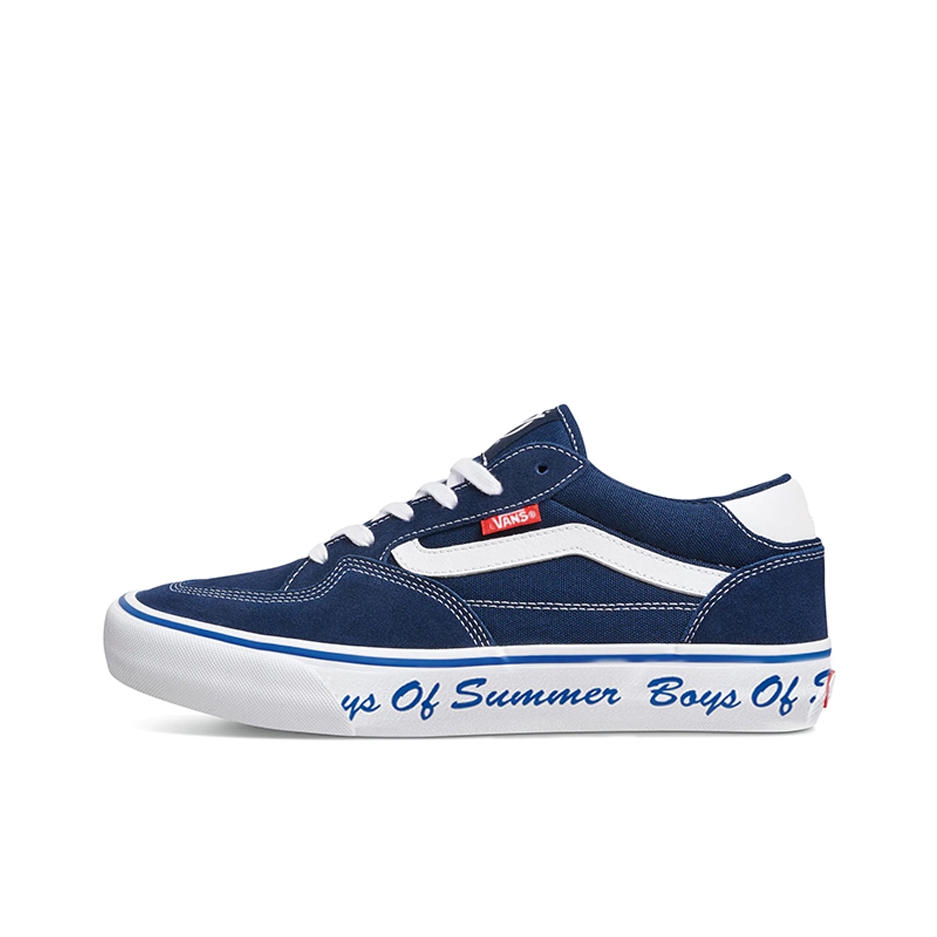 推荐商品：Vans/范斯 Old Skool 滑板鞋 板鞋 轻便防滑复古舒适经典 Boys of Summer联名/深蓝色/白色