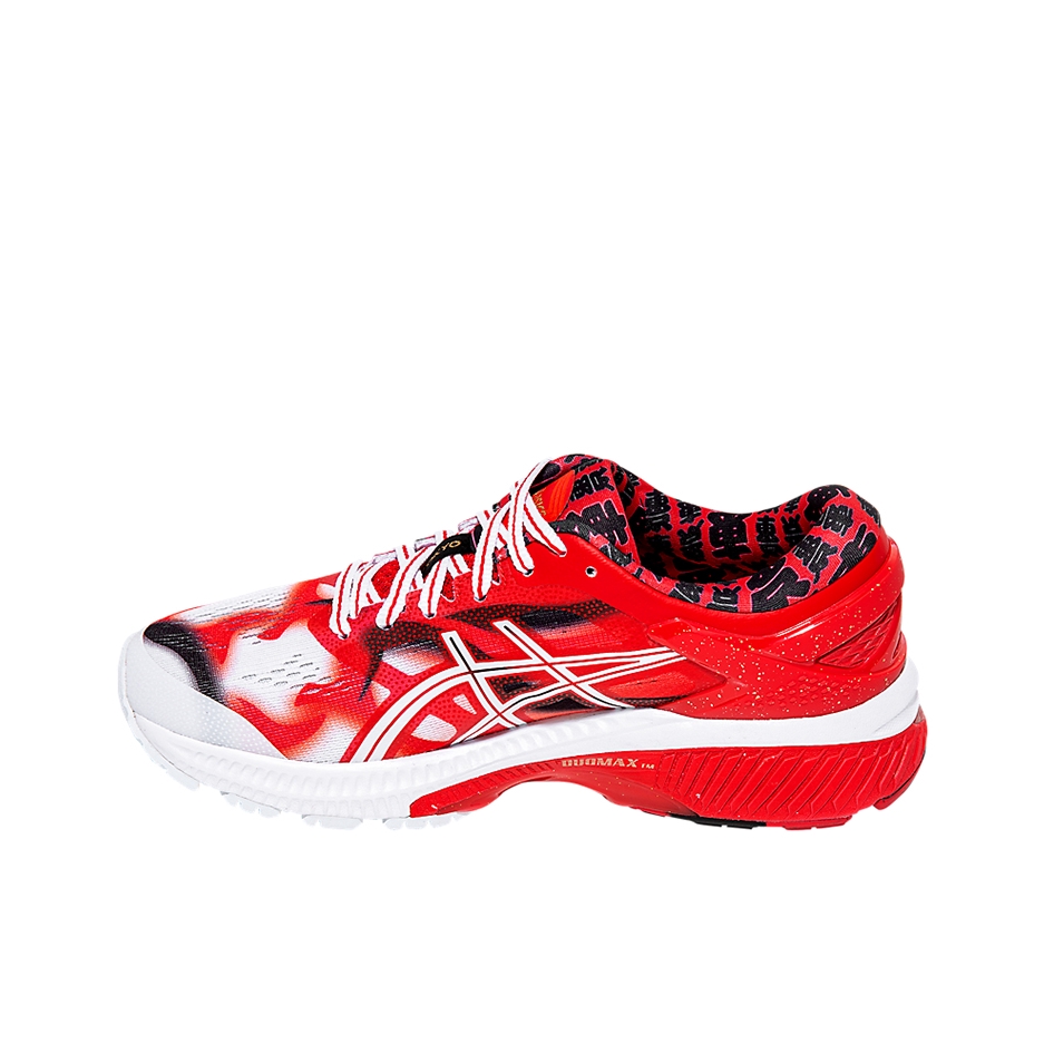 推荐商品：Asics/亚瑟士 Gel-Kayano 26 跑鞋 减震回弹防滑耐磨舒适透气支撑稳定织物圆头 红色/白色/黑色