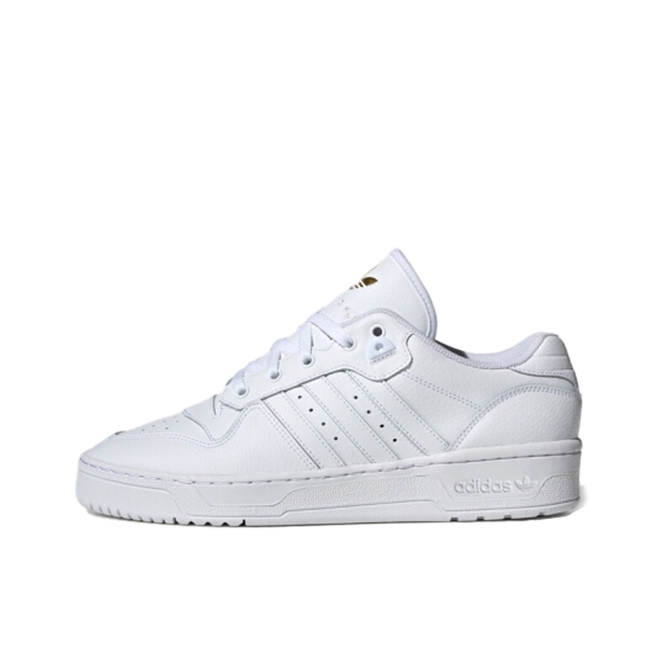 推荐商品：adidas Originals Rivalry 舒适简约 复古 轻便 透气 运动休闲鞋 Triple White 纯白Low