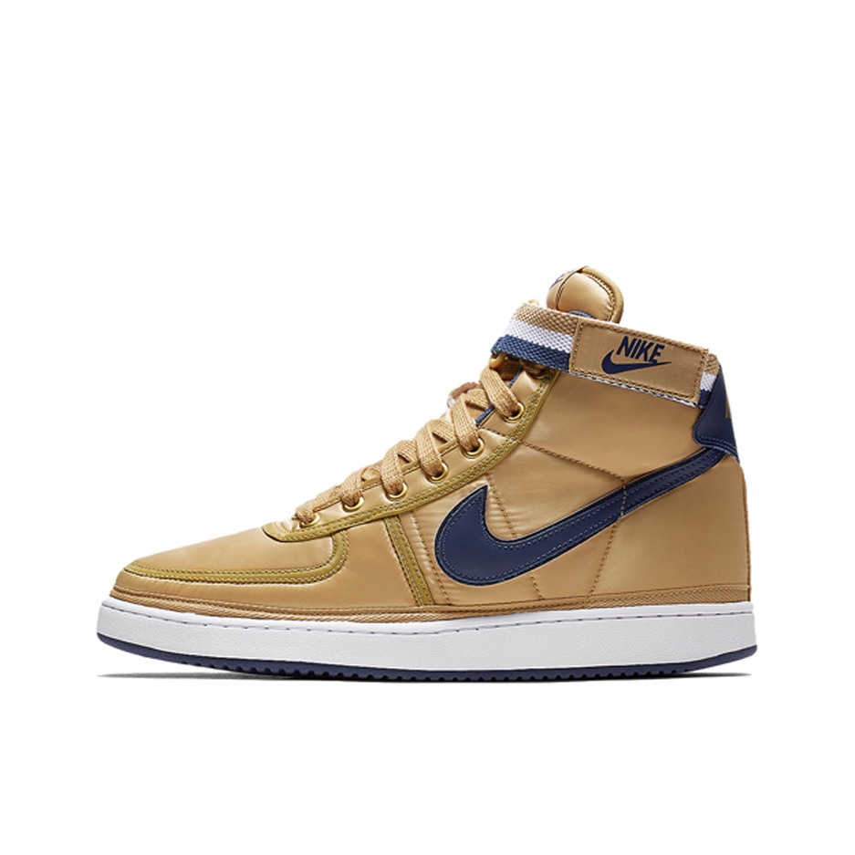 推荐商品：Nike Air Vandal 板鞋 复古百搭舒适透气防滑耐磨轻便魔术贴减震休闲 Gold Navy 金蓝