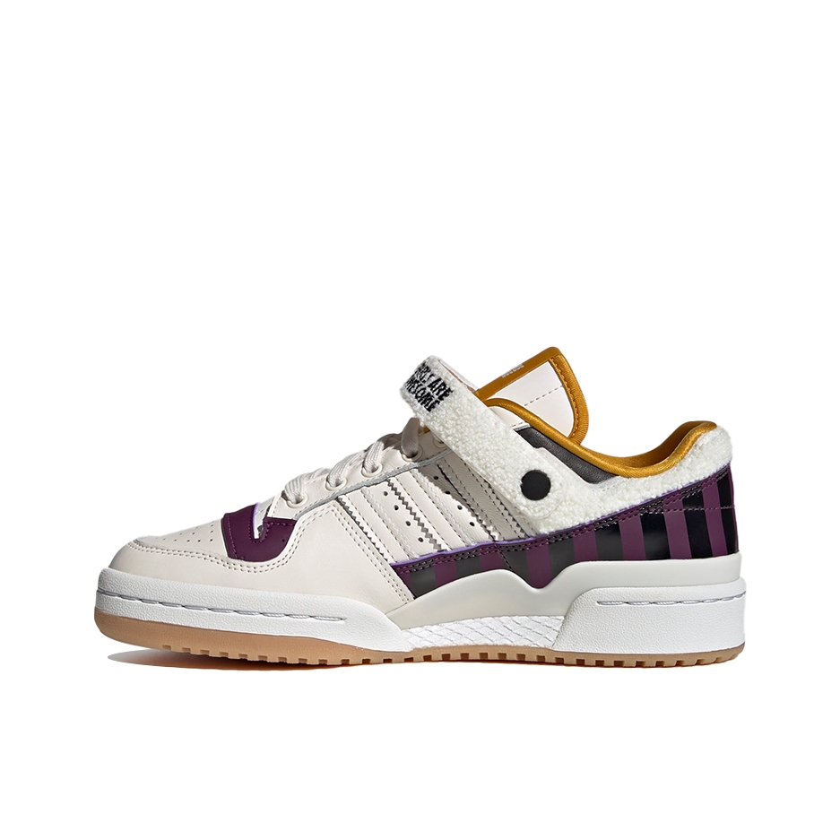 推荐商品：adidas Originals Forum 板鞋 轻便复古防滑时尚魔术贴篮球风薄底包裹性 Girls Are Awesome GAA联名/米白/棕黄/紫色