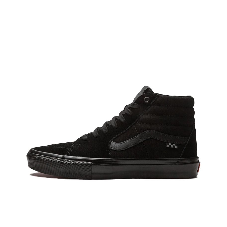 推荐商品：Vans/范斯 SK8-Hi 板鞋 潮流经典拼接复古街头厚底 黑武士/黑色棋盘格标