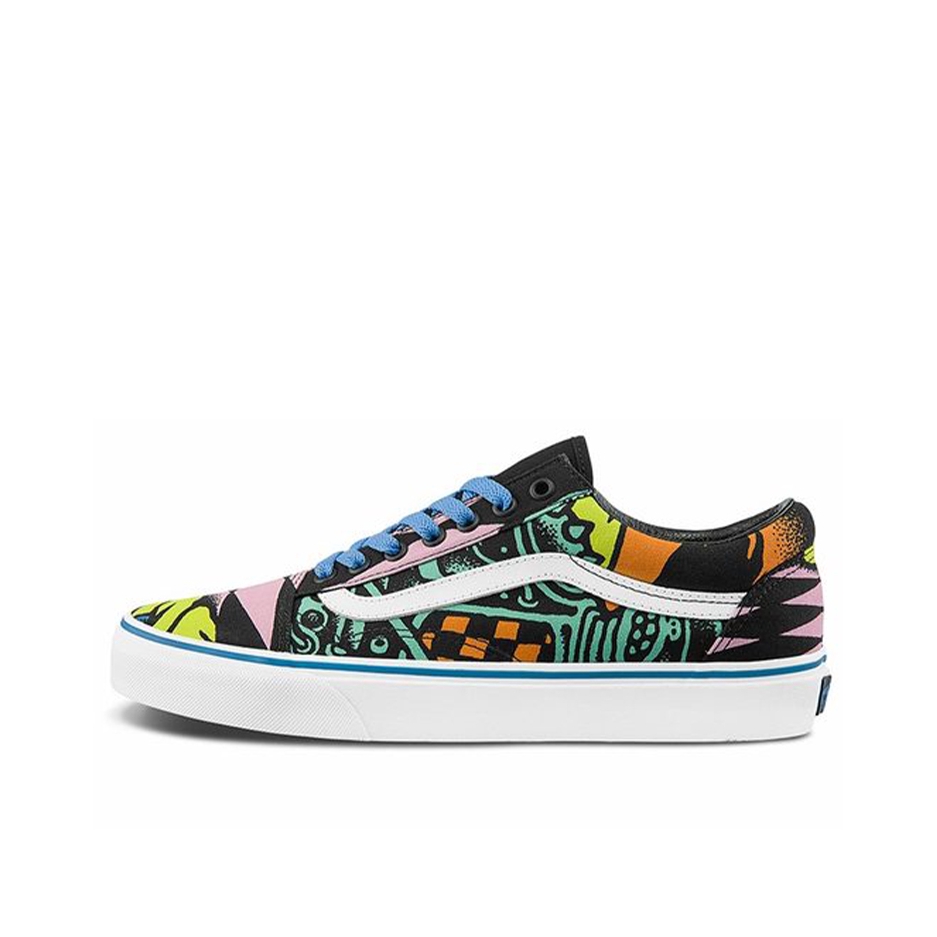 推荐商品：Vans/范斯 Old Skool 滑板鞋 板鞋 轻便防滑复古舒适经典 涂鸦/彩色