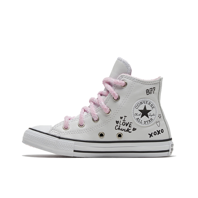 推荐商品：Converse/匡威 Chuck Taylor All Star 魔术贴 休闲时尚 防滑耐磨 易穿脱 帆布鞋儿童 小童/白/黑/粉色