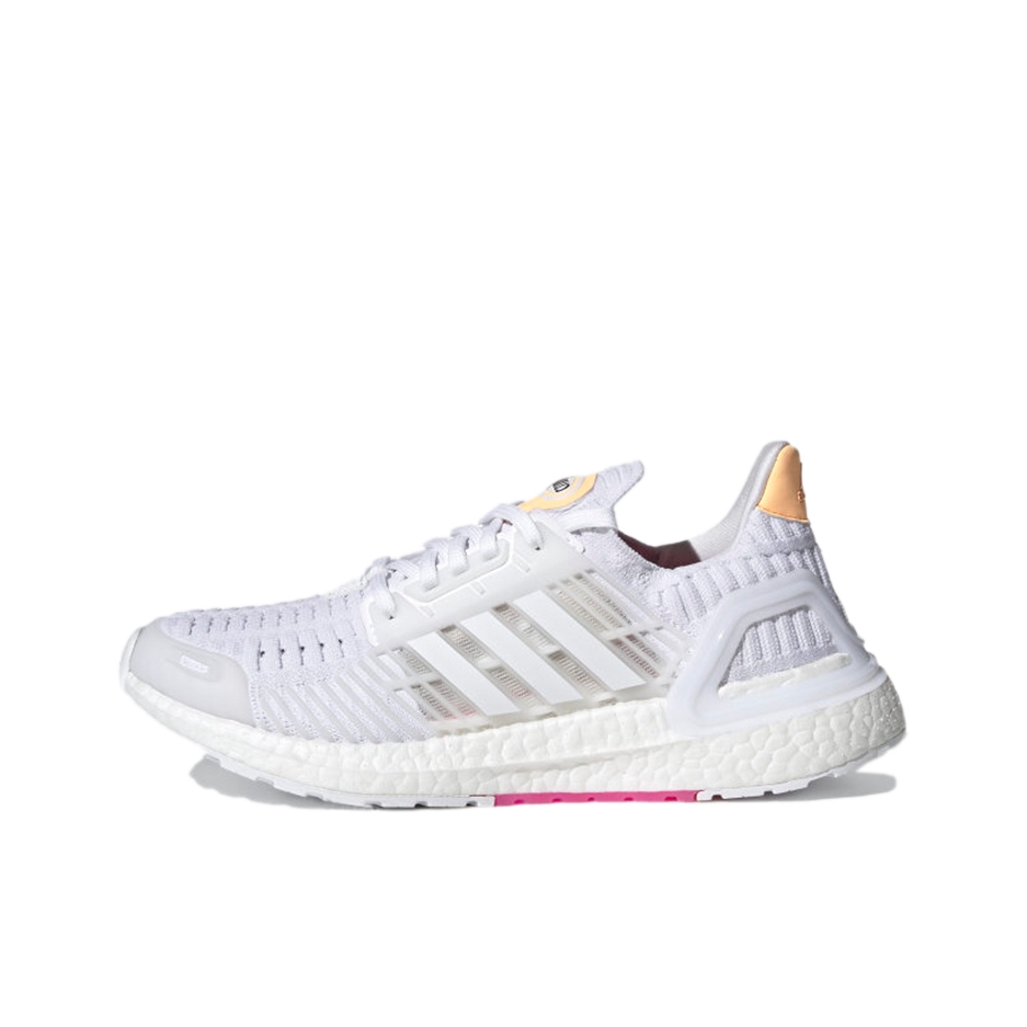 推荐商品：adidas UltraBoost DNA CC_1 跑鞋 防滑耐磨轻便网面透气织物抗扭转轻运动 女款/白色/黄色/粉色