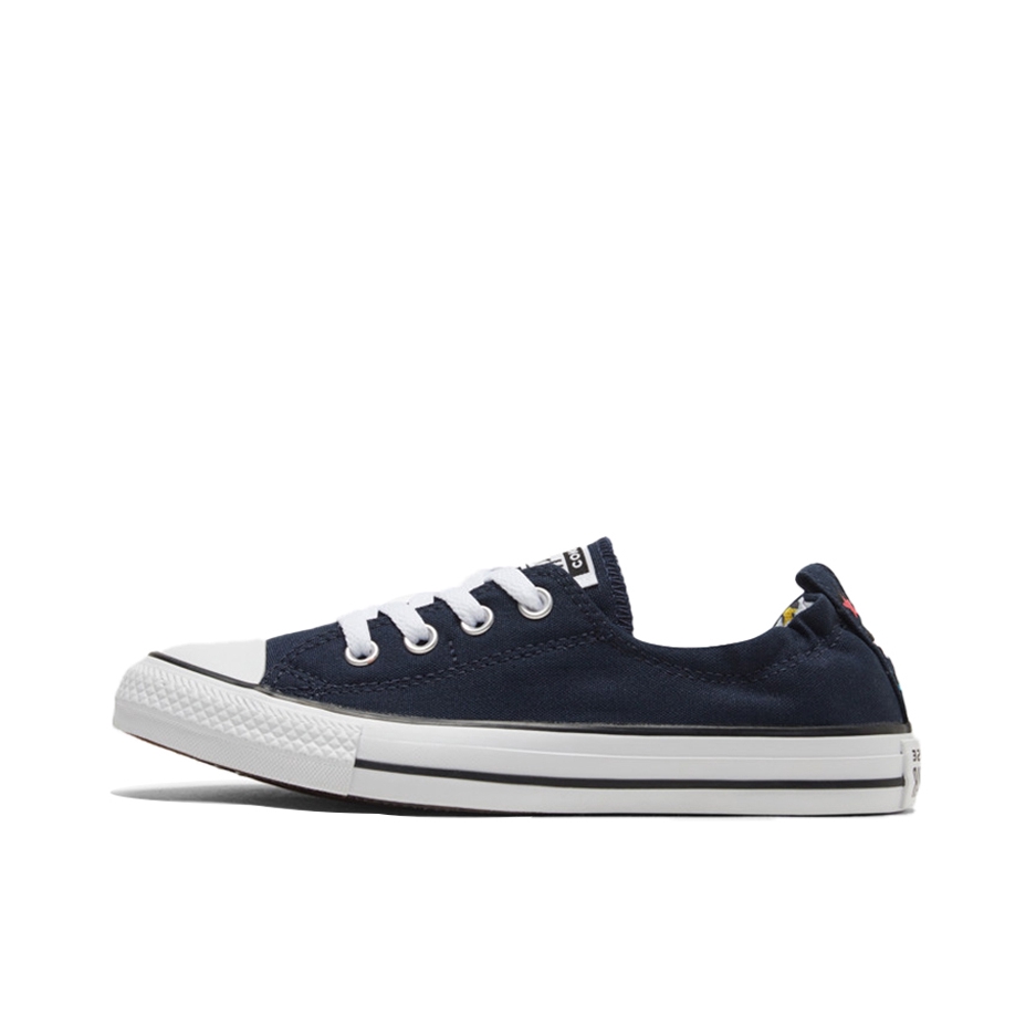 推荐商品：Converse/匡威 Chuck Taylor All Star Shoreline 帆布鞋 休闲百搭舒适轻便防滑耐磨减震透气圆头一脚蹬芭蕾风 女款/深蓝色