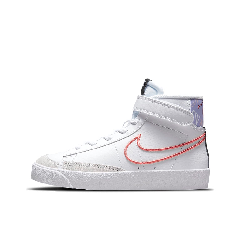 推荐商品：Nike Blazer 透气耐磨 舒适轻便 休闲减震 儿童 板鞋 小童/白色/灰色/紫色