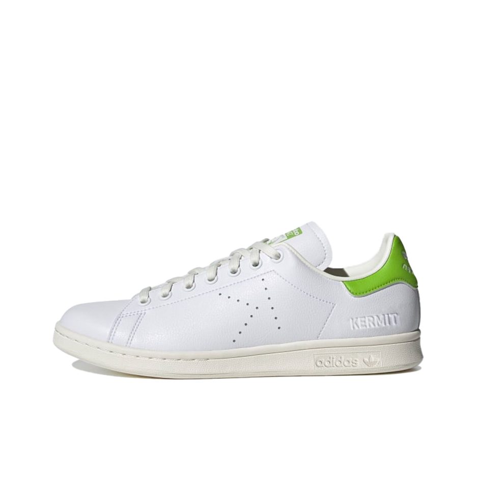 推荐商品：adidas Originals Stan Smith 板鞋 减震透气轻便低帮包裹性 Kermit the Frog联名/苹果绿/白色/果绿白