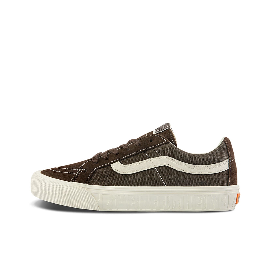 推荐商品：Vans/范斯 SK8-Low 板鞋 防滑耐磨舒适减震潮流拼接百搭休闲复古风帅气高街运动简约风薄底 Tudor Ltd联名/棕色/白色