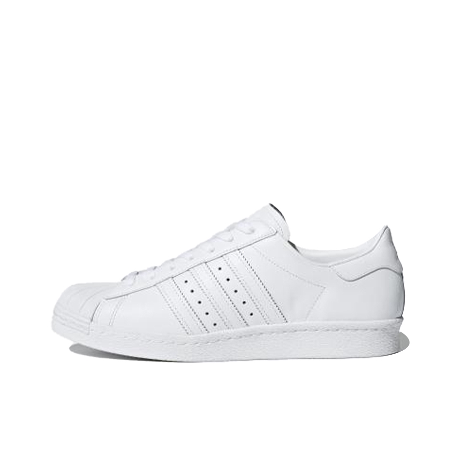 推荐商品：adidas Superstar 80s 板鞋 贝壳头复古防滑耐磨防水减震运动 Cloud White 男款/纯白