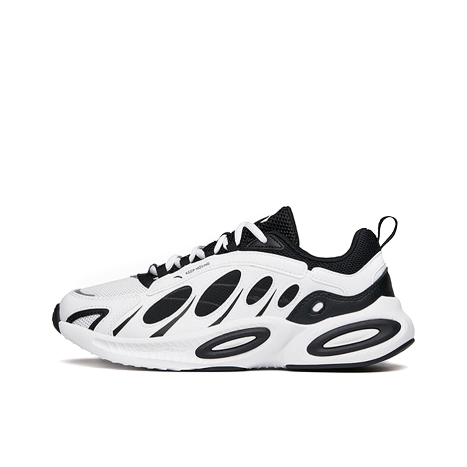 推荐商品：安踏 运动生活系列 拼接 运动休闲鞋 112045590 男款/白色/黑色