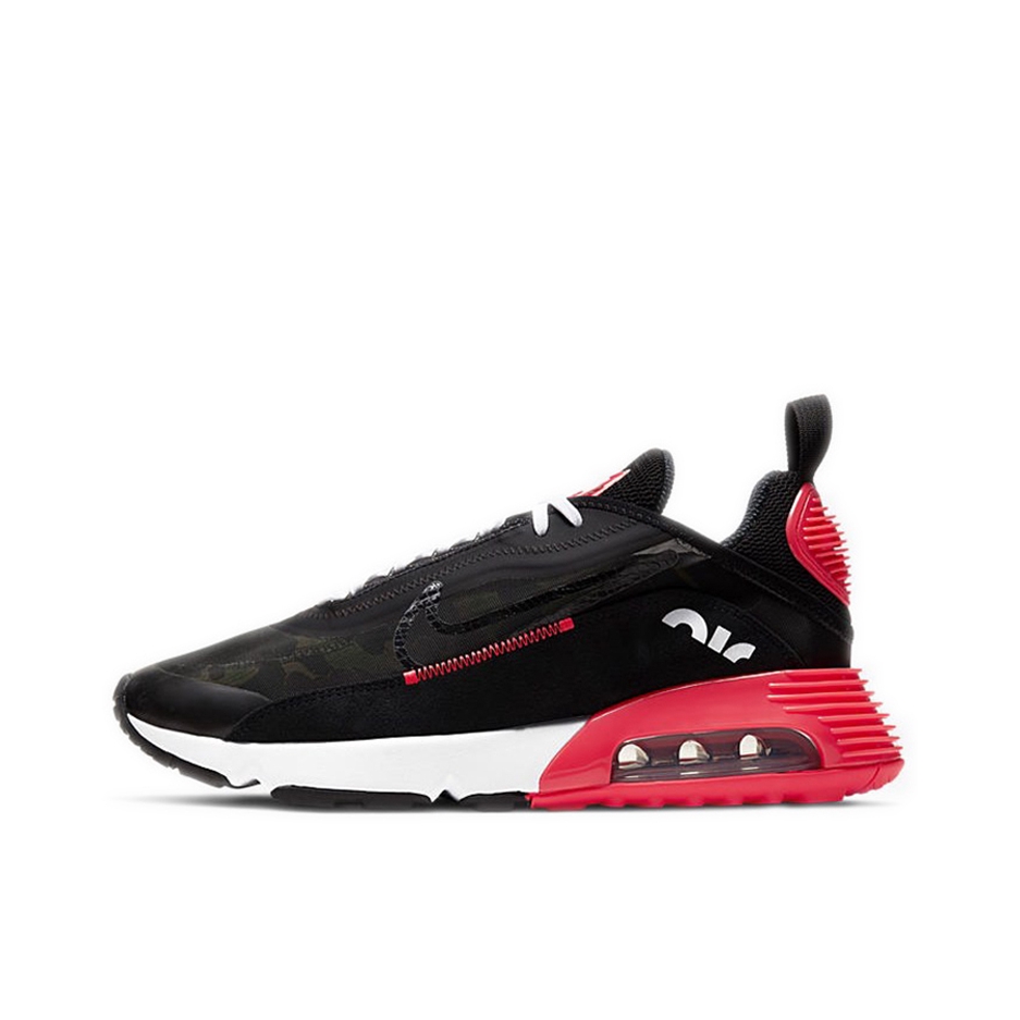 推荐商品：Nike Air Max 2090 跑鞋 缓震耐磨轻便透气潮流休闲舒适织物运动圆头回弹 Duck Camo 黑色/橘红