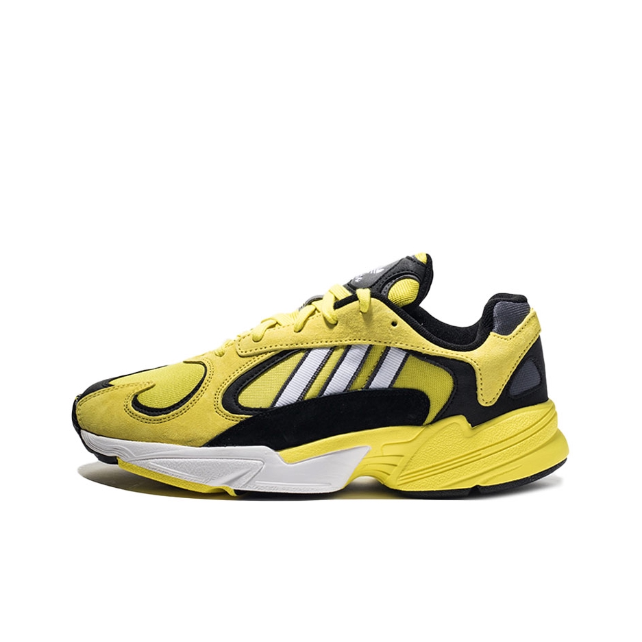 推荐商品：adidas Originals Yung-1 经典复古 潮流 防滑耐磨 舒适透气 增高 轻便 运动休闲鞋 Acid House Pack 白黑黄