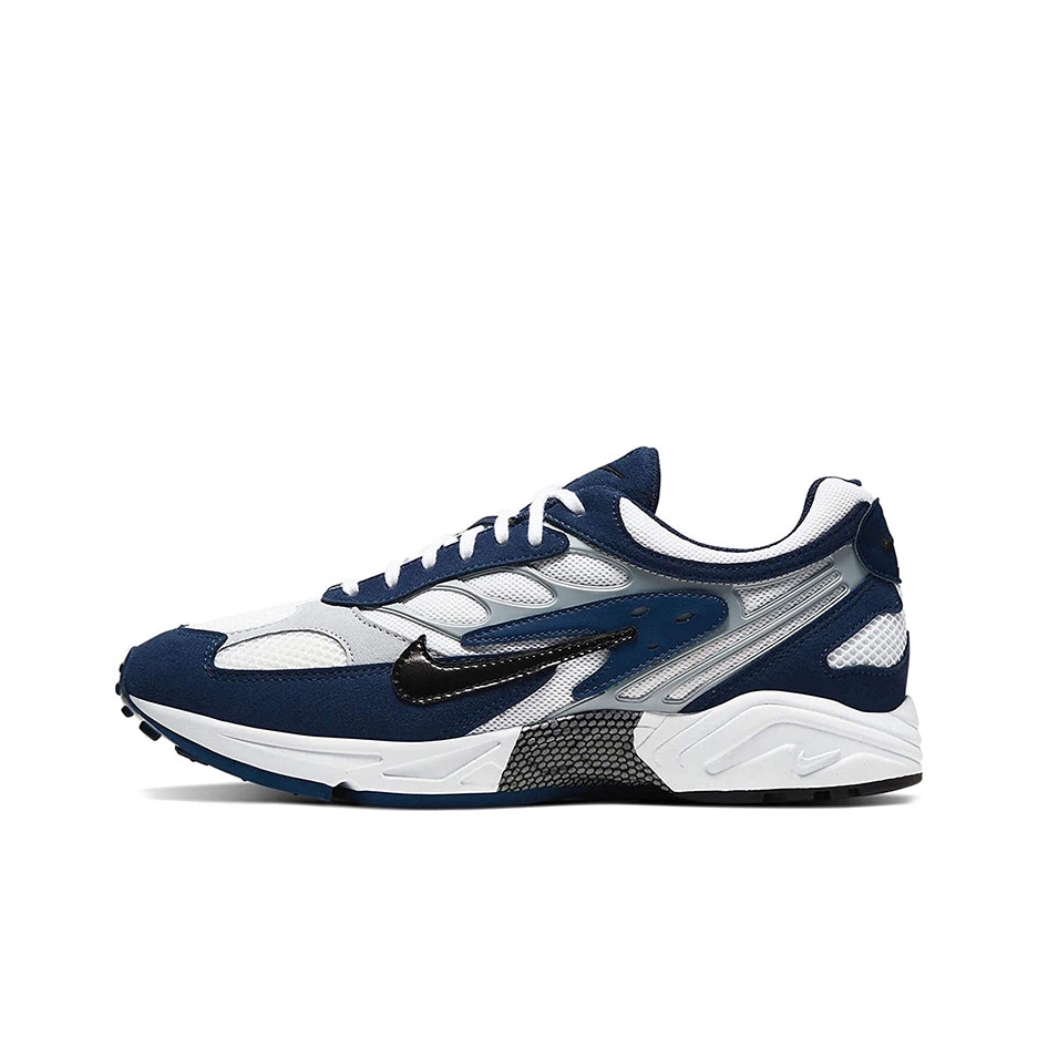 推荐商品：Nike Air Ghost Racer 运动休闲鞋 缓震轻便透气防滑耐磨织物复古时尚 Navy/White/Black 海军蓝/白黑