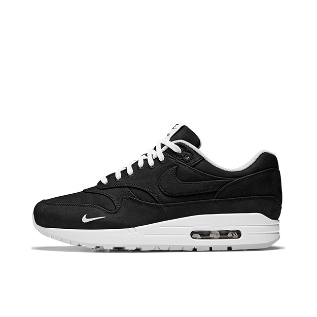 推荐商品：Nike Air Max 1 跑鞋 气垫缓震透气轻便复古运动舒适百搭潮流耐磨低帮训练防滑冬季支撑马拉松防水抓地圆头耐穿 Dover Street Market Ventile (Black) 川久保玲联名/黑白