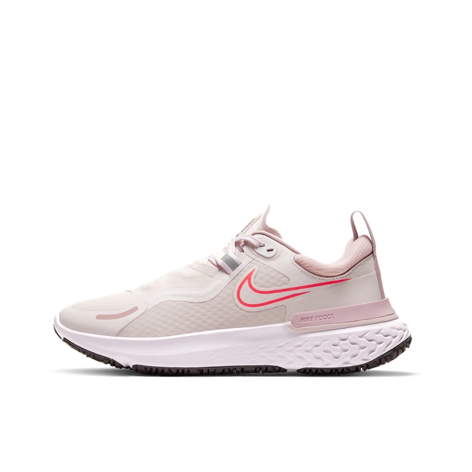 推荐商品：Nike React Miler 跑鞋 缓震织物合成革 玫瑰红/粉色