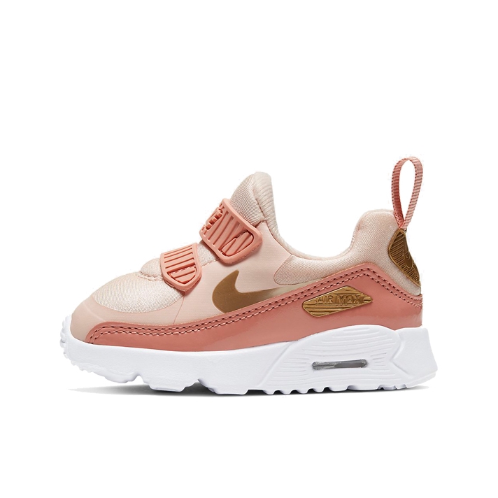 推荐商品：Nike Air Max 90 舒适透气 休闲缓震 防滑耐磨 百搭 运动鞋儿童 婴童/桃粉