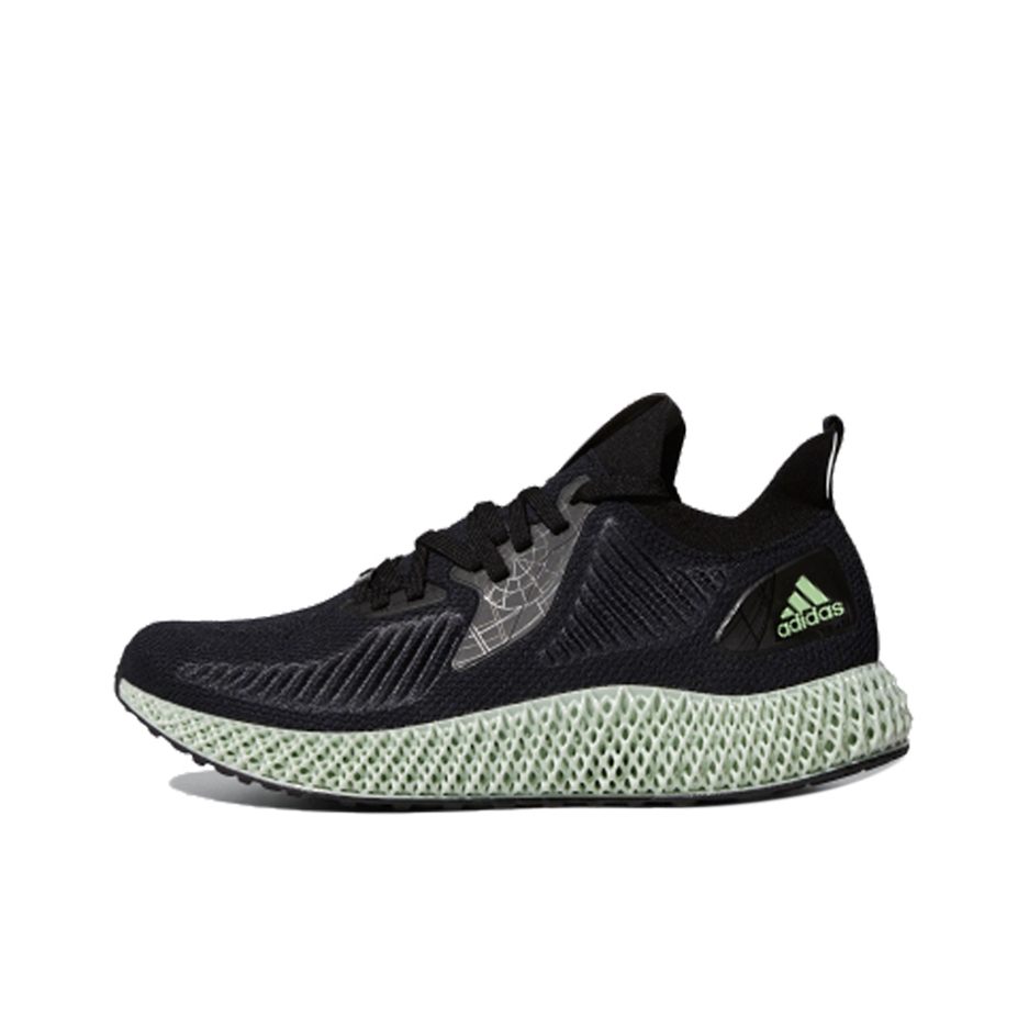 推荐商品：adidas Alphaedge 4D 跑鞋 碳板减震防滑耐磨透气织物 Space Battle 星球大战联名/黑绿