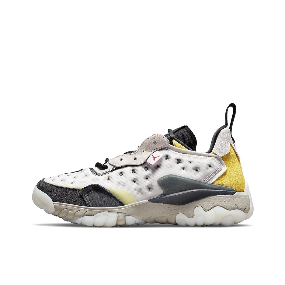 推荐商品：Jordan Brand Delta 2 运动休闲鞋 缓震防滑耐磨潮流透气舒适织物网布绒面革 浅银灰/帆白 