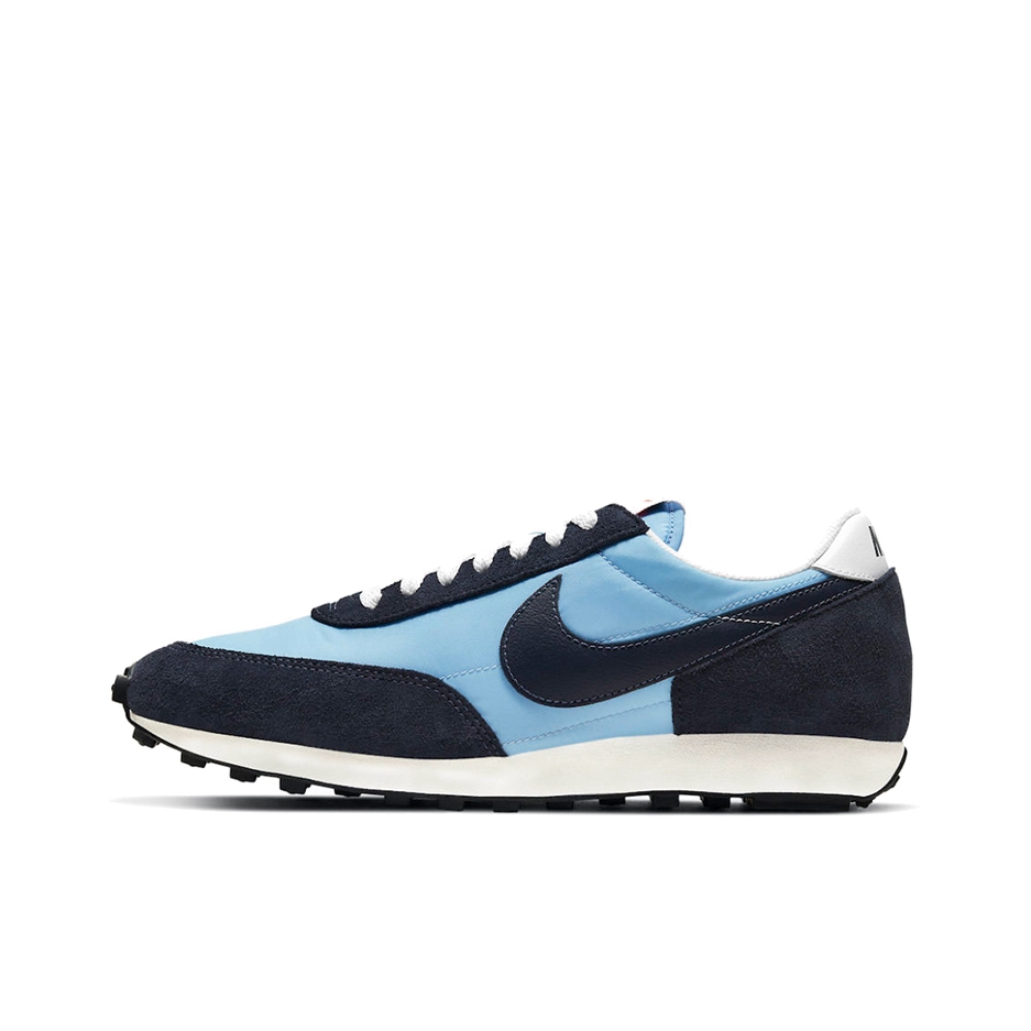 推荐商品：Nike Daybreak 解构 跑鞋 华夫鞋 复古耐磨舒适休闲轻便透气织物运动合成革减震防滑低帮 蓝色/藏青