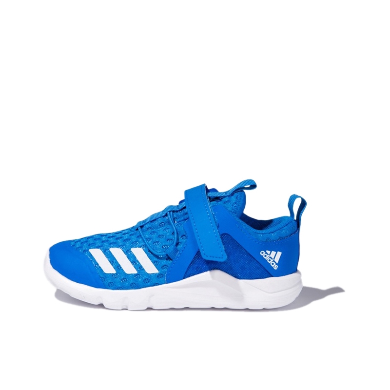 推荐商品：adidas Rapidaflex 缓震 防滑耐磨 轻便透气 舒适百搭 运动 童鞋 婴童/蓝色/白色