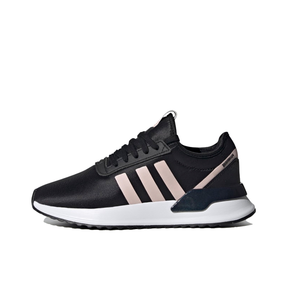 推荐商品：adidas Originals U Path Run 轻便 耐磨 透气 复古 运动休闲鞋 黑色/粉色