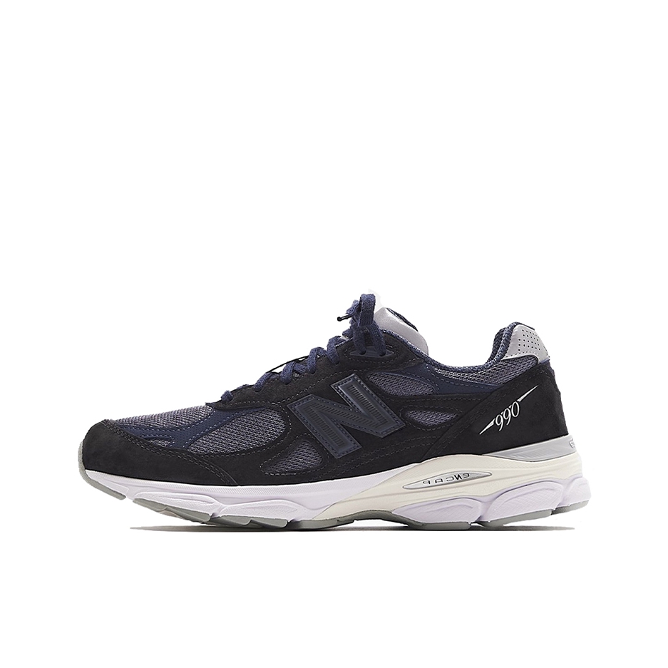 推荐商品：New Balance 990 V3 跑鞋 复古轻便防滑减震透气支撑缓震织物城市通勤圆头 Kith联名/黑色