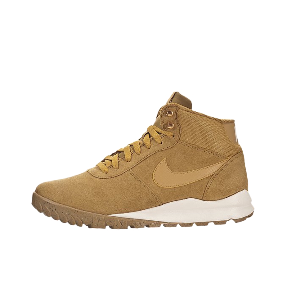 推荐商品：Nike Hoodland Suede 缓震回弹 防滑耐磨 高帮 运动休闲鞋 Haystack/Sail-Gum Light Brown 浅棕/白色