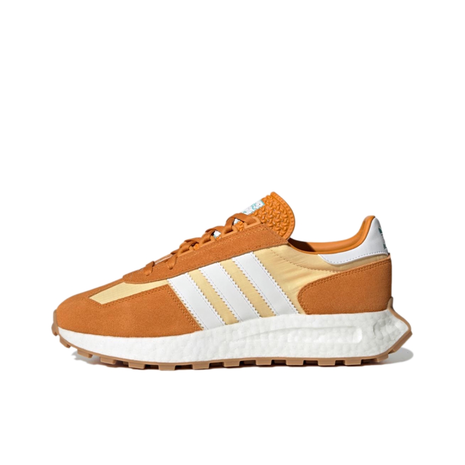 推荐商品：adidas Originals RETROPY E5 跑鞋 缓震透气复古 橙黄色