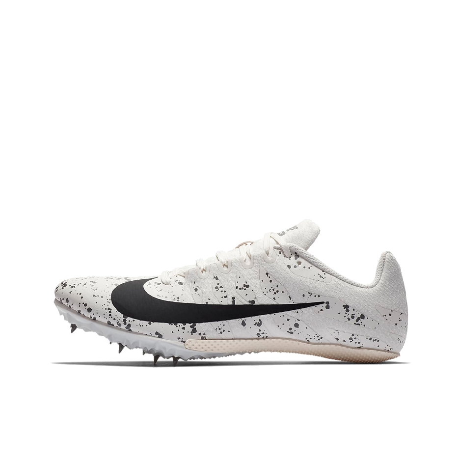 推荐商品：Nike zoom Rival S 9 跑鞋 专业田径竞速防滑耐磨舒适减震轻便合成革短跑包裹性支撑 White/Black 白/黑钩