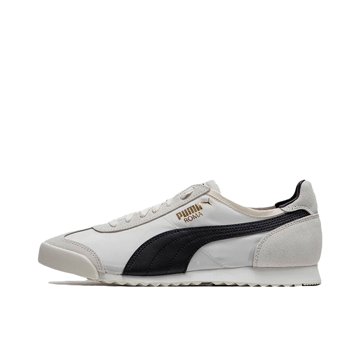 推荐商品：Puma/彪马 Roma 运动休闲鞋 时尚百搭防滑耐磨轻便减震舒适透气复古低帮 白色/黑色/金色