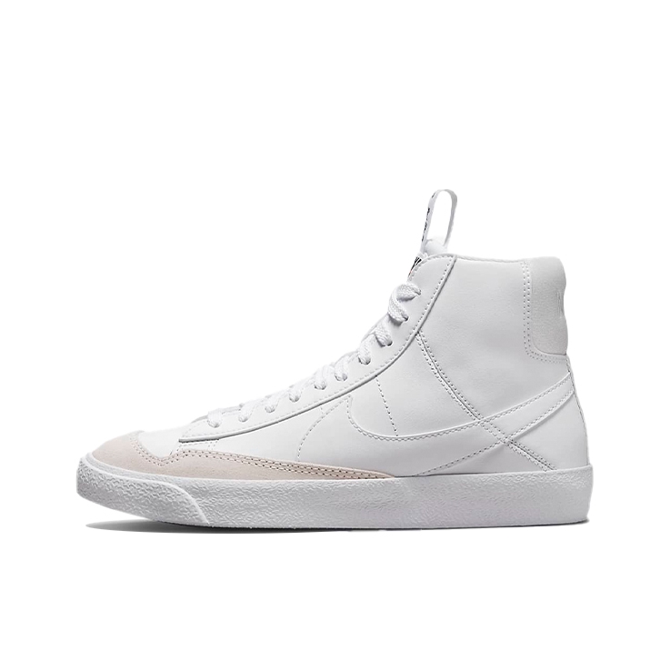 推荐商品：Nike Blazer 板鞋 经典复古防滑舒适百搭 GS/纯白色