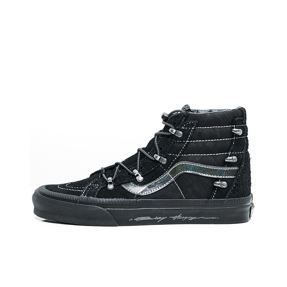 推荐商品：Vans/范斯 SK8-Hi 板鞋 潮流经典拼接复古街头厚底 虎年限定/黑色