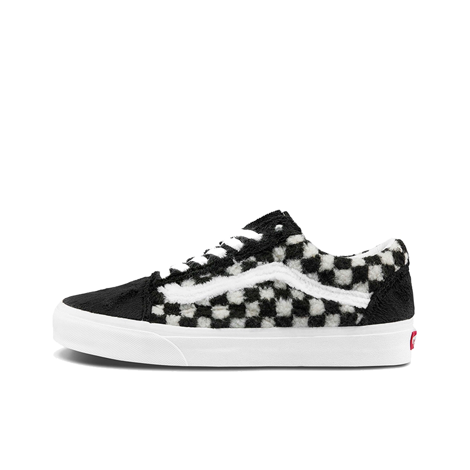 推荐商品：Vans/范斯 Old Skool 滑板鞋 板鞋 轻便防滑复古舒适经典 黑白棋盘格/羊羔绒