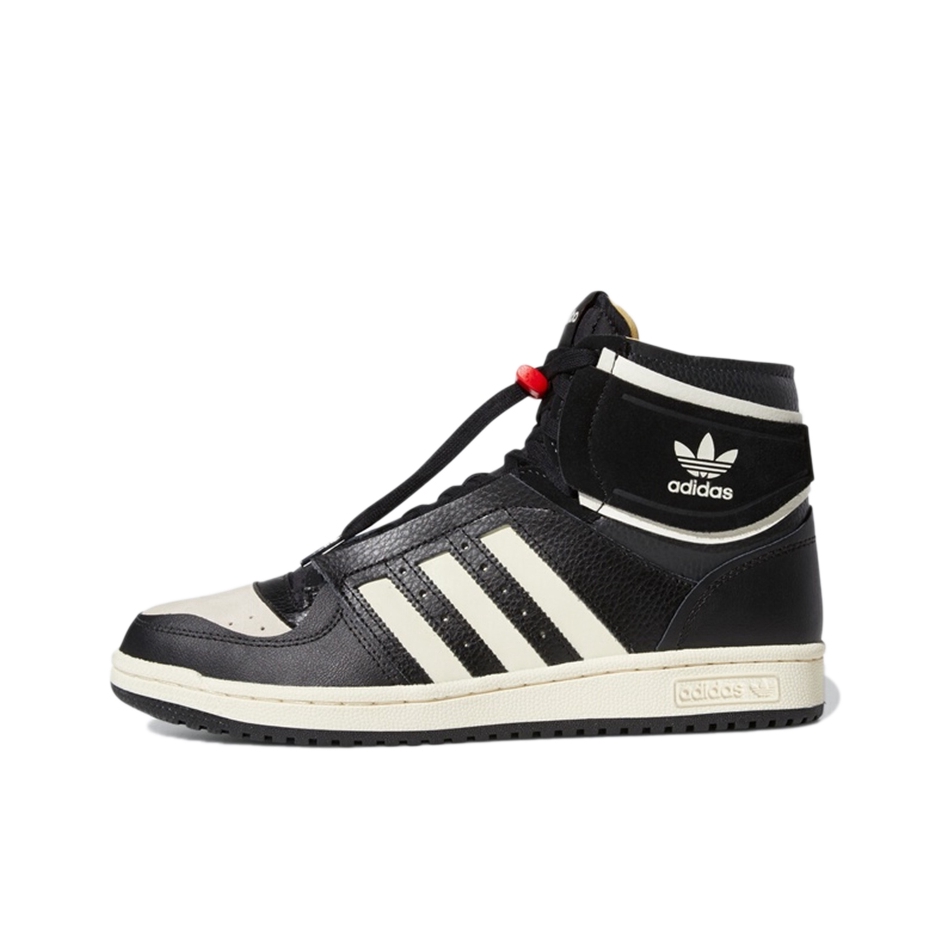 推荐商品：adidas Originals Top Ten 板鞋 防滑耐磨减震回弹轻便透气经典复古舒适潮流 黑色/米白