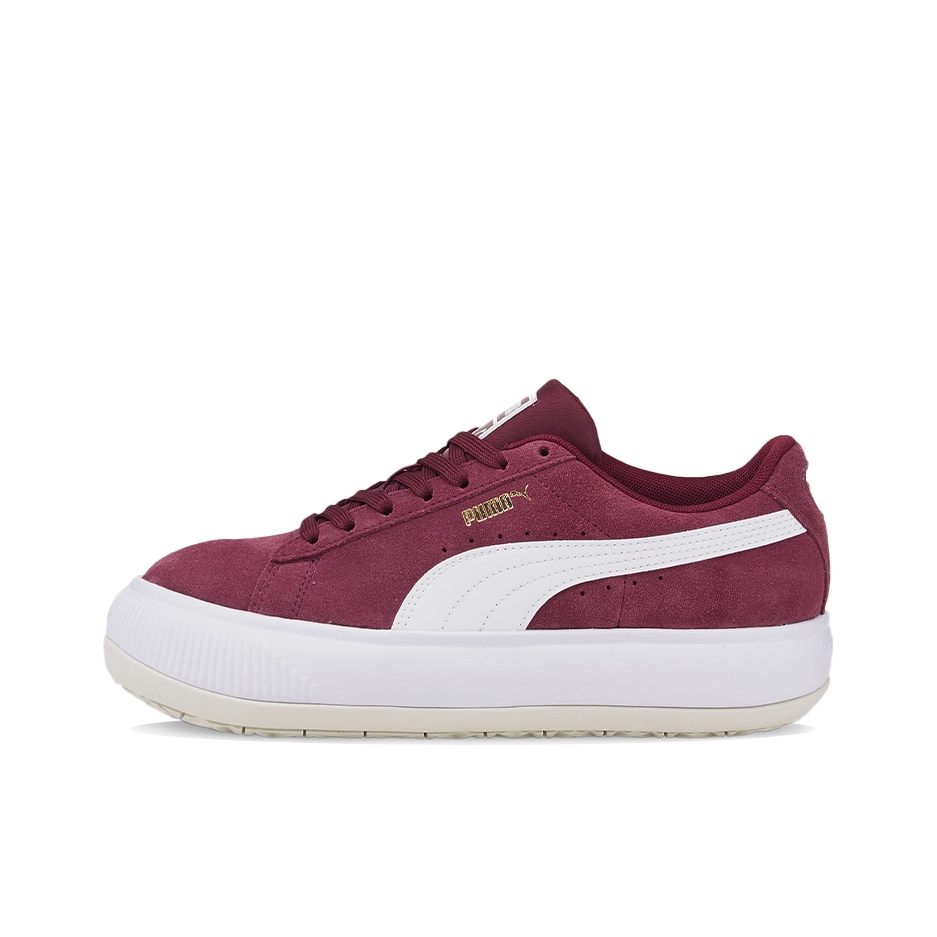 推荐商品：Puma/彪马 Suede Mayu Up 运动休闲鞋 防滑耐磨轻便透气复古厚底圆头 红色