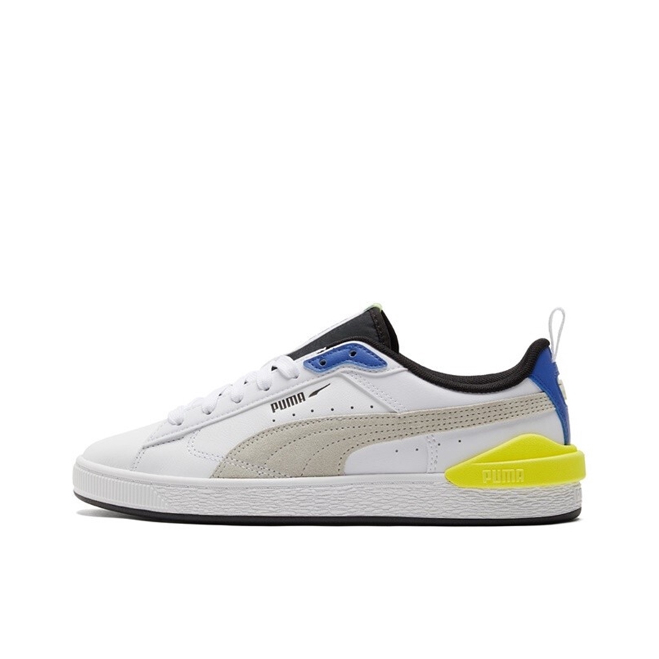 推荐商品：Puma/彪马 Suede Bloc 板鞋 经典百搭复古舒适透气防滑耐磨减震 白色/银色